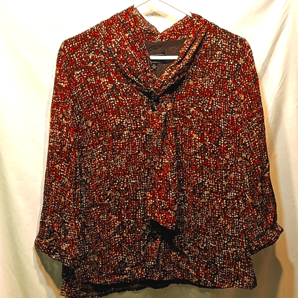 Elements brown button up shirt